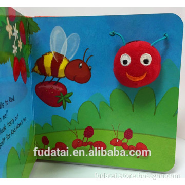 FDT customized children creative and cheap cloth toy interesting story board book